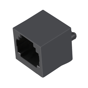 LPJE618NNL LEDなしのシールドなしタブアップ 1X1ポート8P8C RJ45モジュラーコネクタ