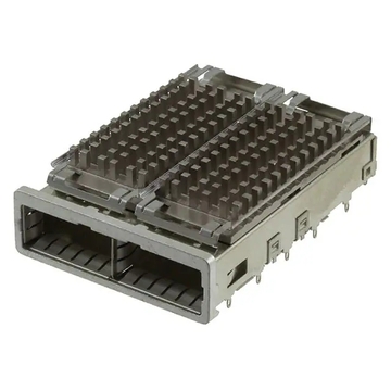 TE 2227103-2 Клетка ZQSFP+, групповая (1 x 2), с радиатором, 28 Гбит/с