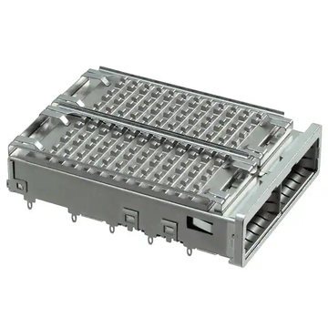 TE 2227103-1 Клетка ZQSFP+ в сборе, 1 порт x 2 с радиатором, 28 Гбит/с