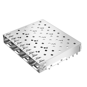 LINK-PP LP14AC02000S SFP 1X4 Cage Press-Fit With EMI Spring Finger
