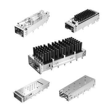 موليكس 747503044 متوافق LINK-PP قفص LP11DC01030 QSFP+ 1x1 مع مشتت حراري بنابض EMI