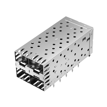 LINK-PP LP22AC01001 SFP Cage&Connector 2x2 Port Press-Fit With EMI Spring Finger