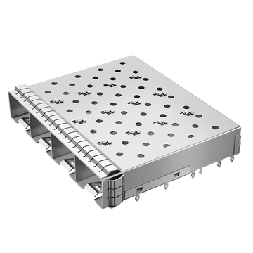 LINK-PP LP14BC02000D SFP+ 1x4 ケージ プレスフィット EMI スプリングフィンガー付き