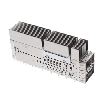 LINK-PP LP21GC010T3 QSFP-DD 2x1 Cage&Connector With Heat Sink EMI Spring Finger