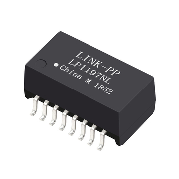 Modules magnétiques à 1197 broches SMD VoIP à port unique LP10NL 100/16 BASE-T