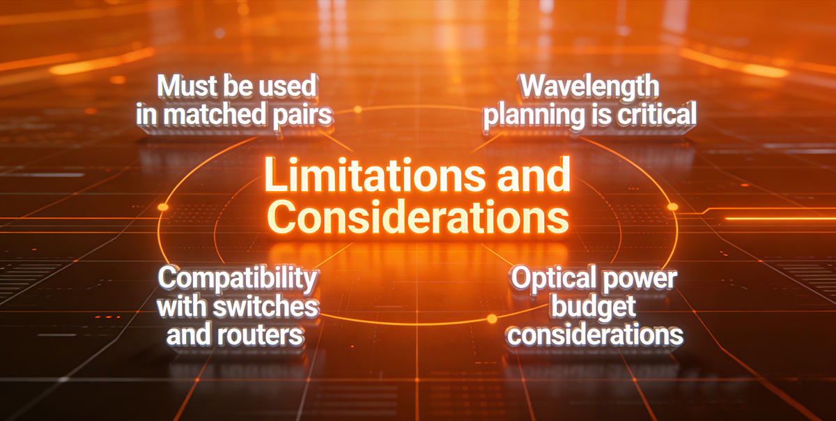 considerrations of choosing single fiber sfp