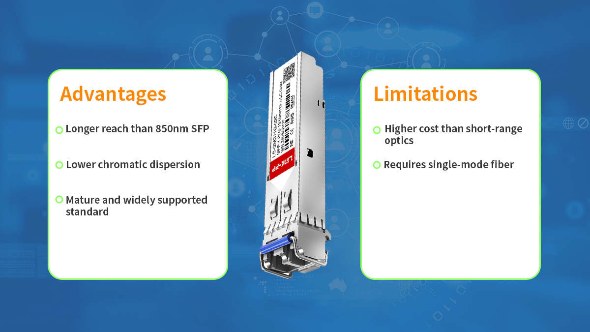 1310nm sfp advantage & limitation