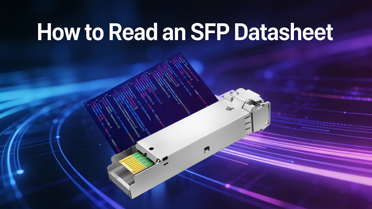 How to Read an SFP Datasheet