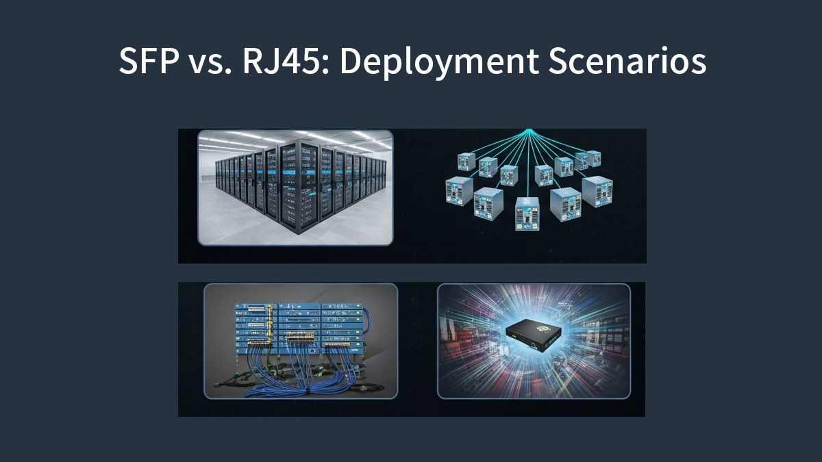 SFP vs. RJ45  Deployment Consumption