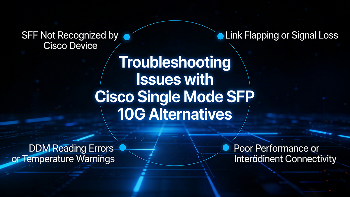 Troubleshooting Issues with Cisco Single Mode SFP 10G Alternatives