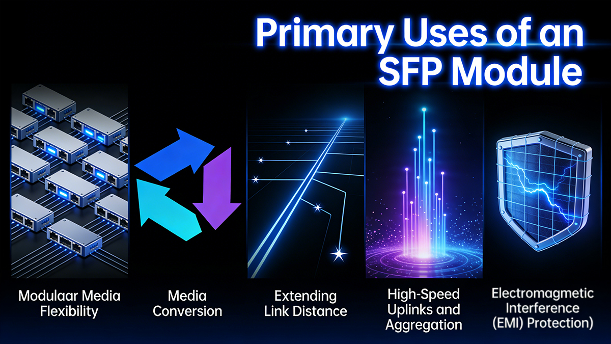 SFP Module Primary Uses