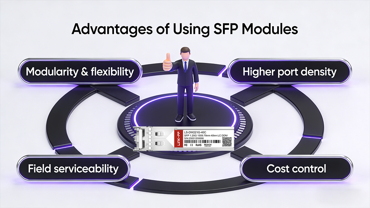 Advantages of Using SFP Modules