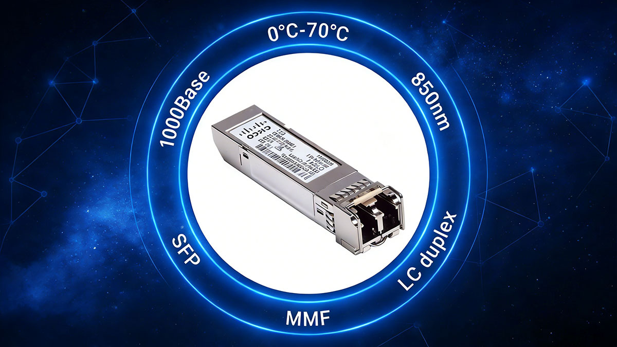 Key Features of Cisco MGBSX1 1000BASE-SX SFP Transceiver