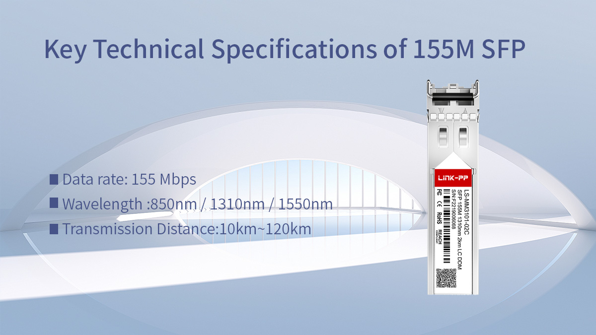 Key specification of 155M SFP