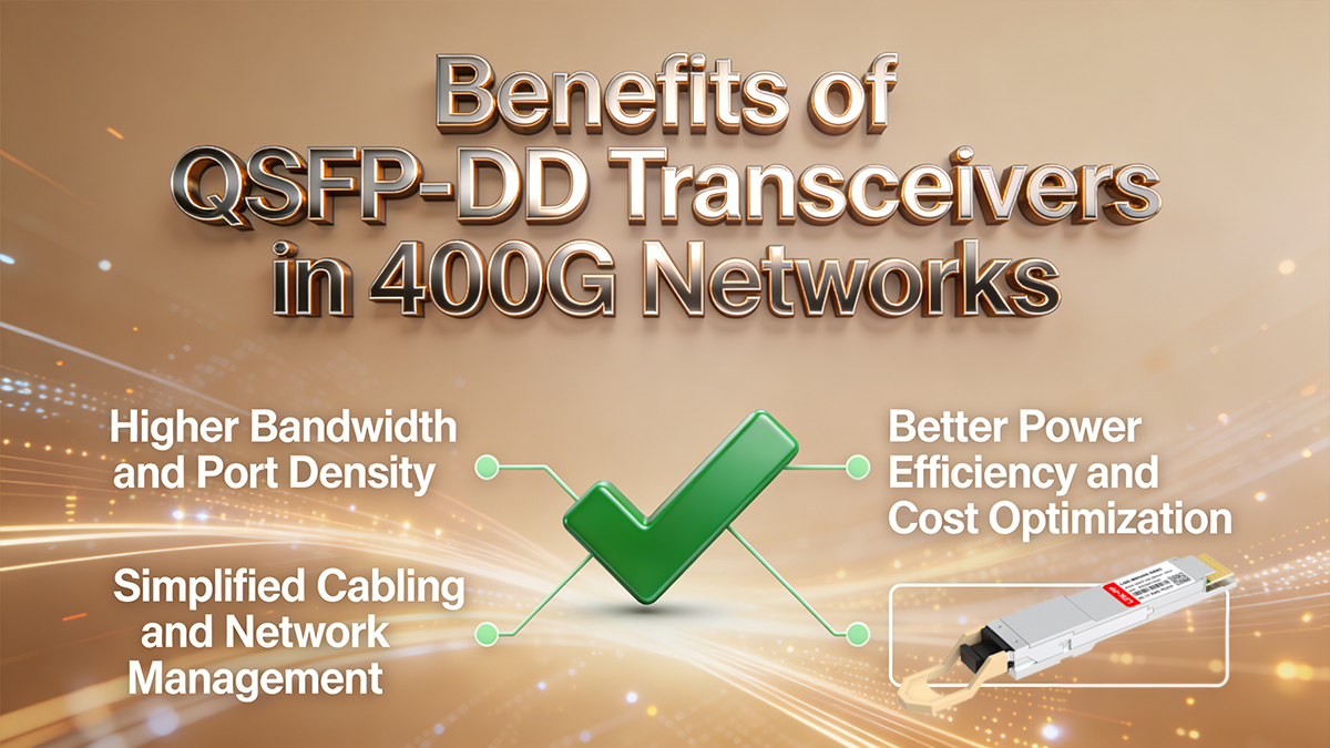Benefits of QSFP-DD Transceivers in 400G Networks