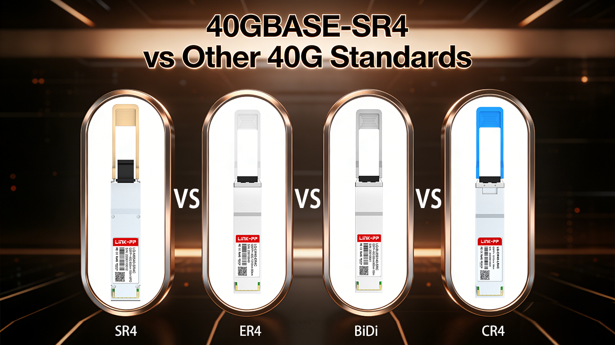 40GBASE-SR4 vs. 40GBASE-SR4 vs. 40GBASE-LR4 vs. 40GBASE-ER4 vs. 40GBASE- BiDi vs. 40GBASE-CR4)