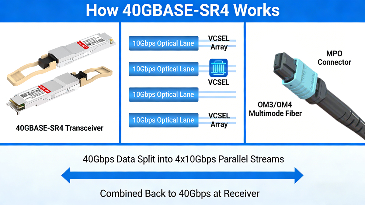 How 40GBASE-SR4 Works