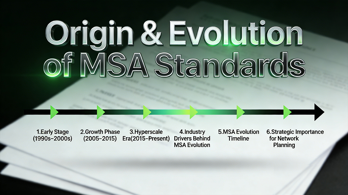 Origin & Evolution of MSA Standards