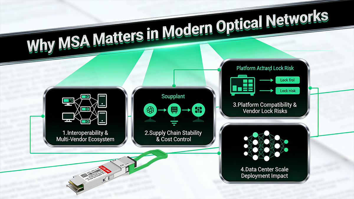 Why MSA Matters in Modern Optical Networks