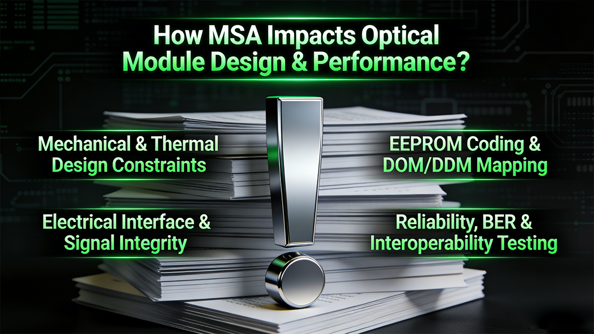 How MSA Impacts Optical Module Design & Performance