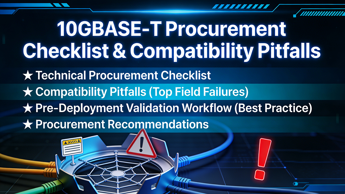 10GBASE-T Procurement Checklist & Compatibility Pitfalls