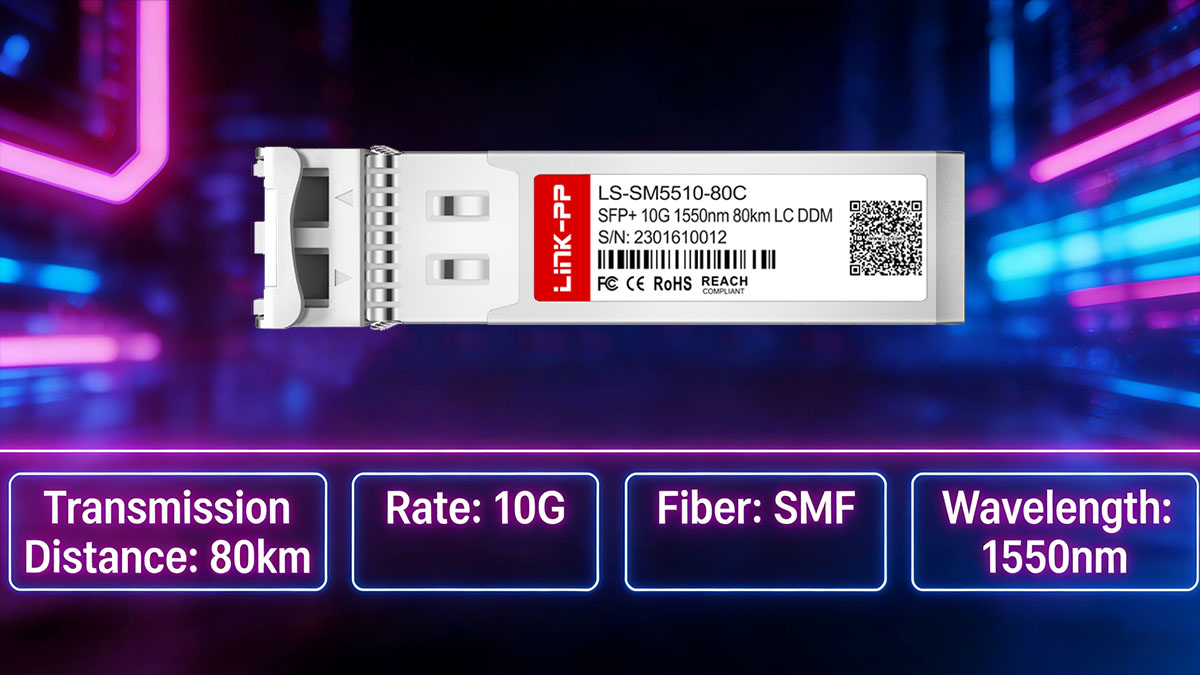 Key Specifications of SFP+ 10G ZR Modules
