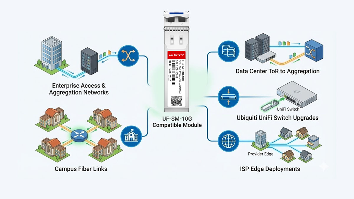 Real-World Use Cases for UF-SM-10G Compatible Modules