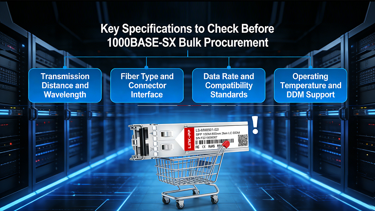 Key Specifications to Check Before 1000BASE-SX Bulk Procurement