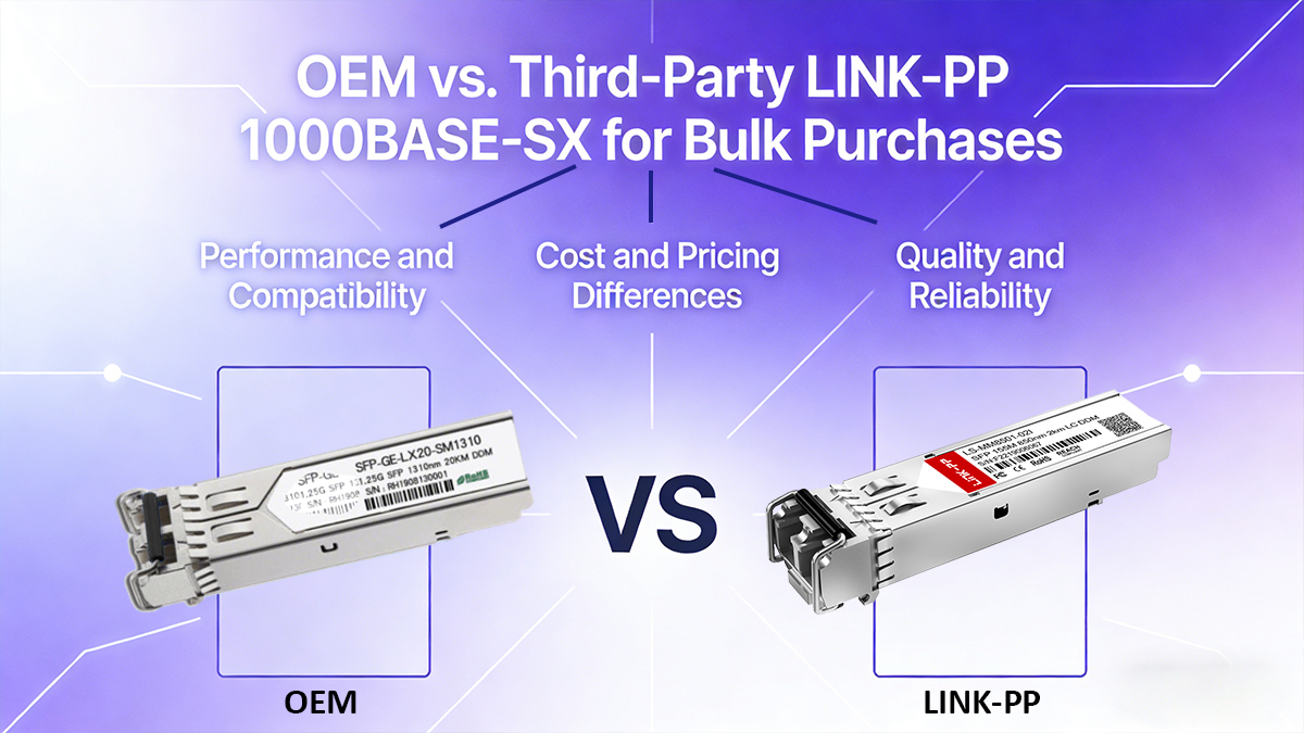 OEM vs. Third-Party LINK-PP 1000BASE-SX for Bulk Purchases