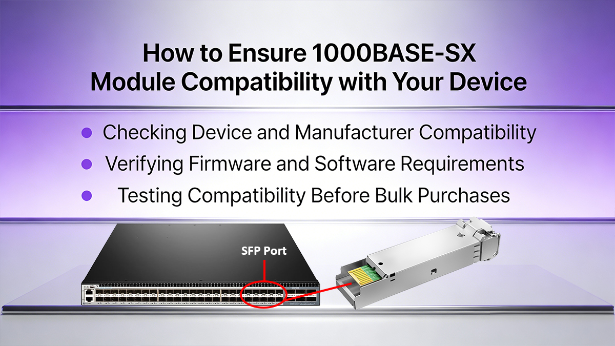 How to Ensure 1000BASE-SX Module Compatibility with Your Device
