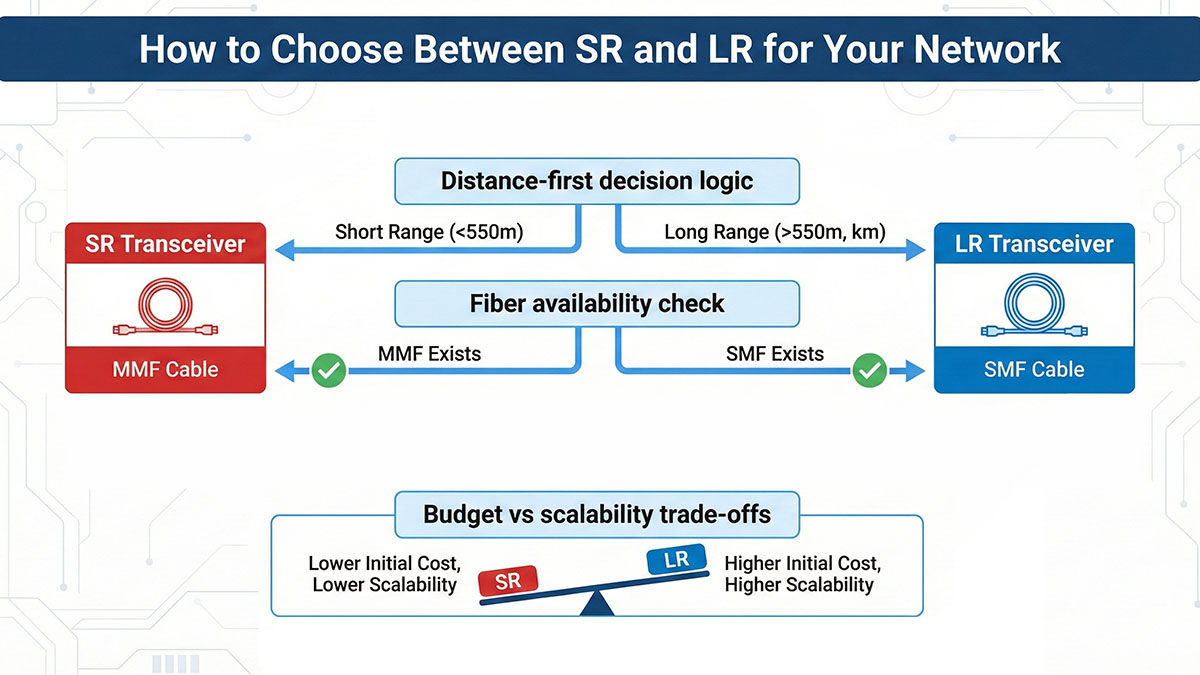 How to Choose Between SR and LR for Your Network