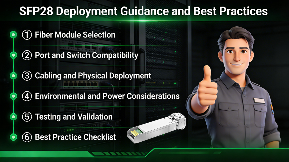25G SFP28 Deployment Guidance and Best Practices