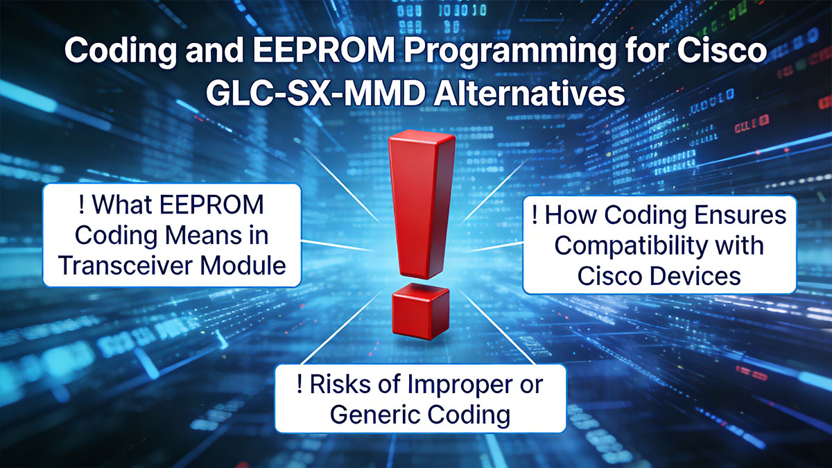 Coding and EEPROM Programming for Cisco GLC-SX-MMD Alternatives