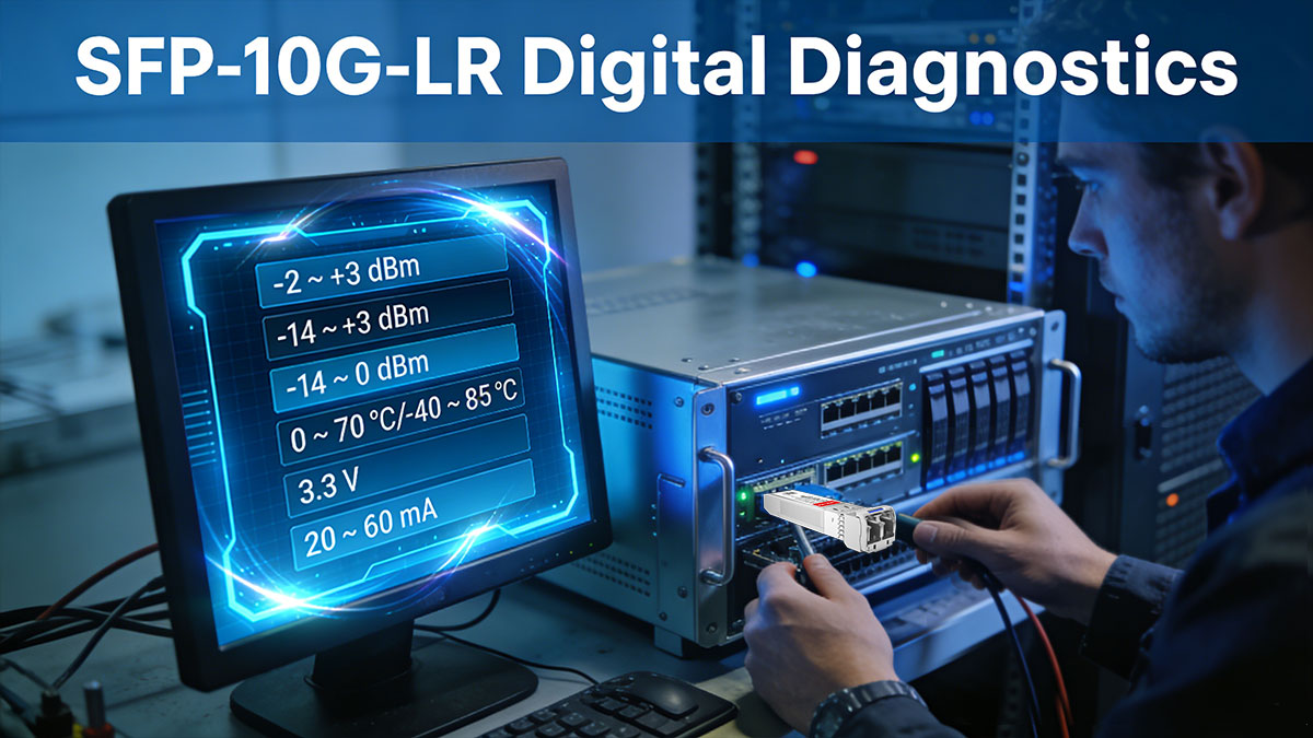 SFP-10G-LR Digital Diagnostics (DOM/DDM) Parameters