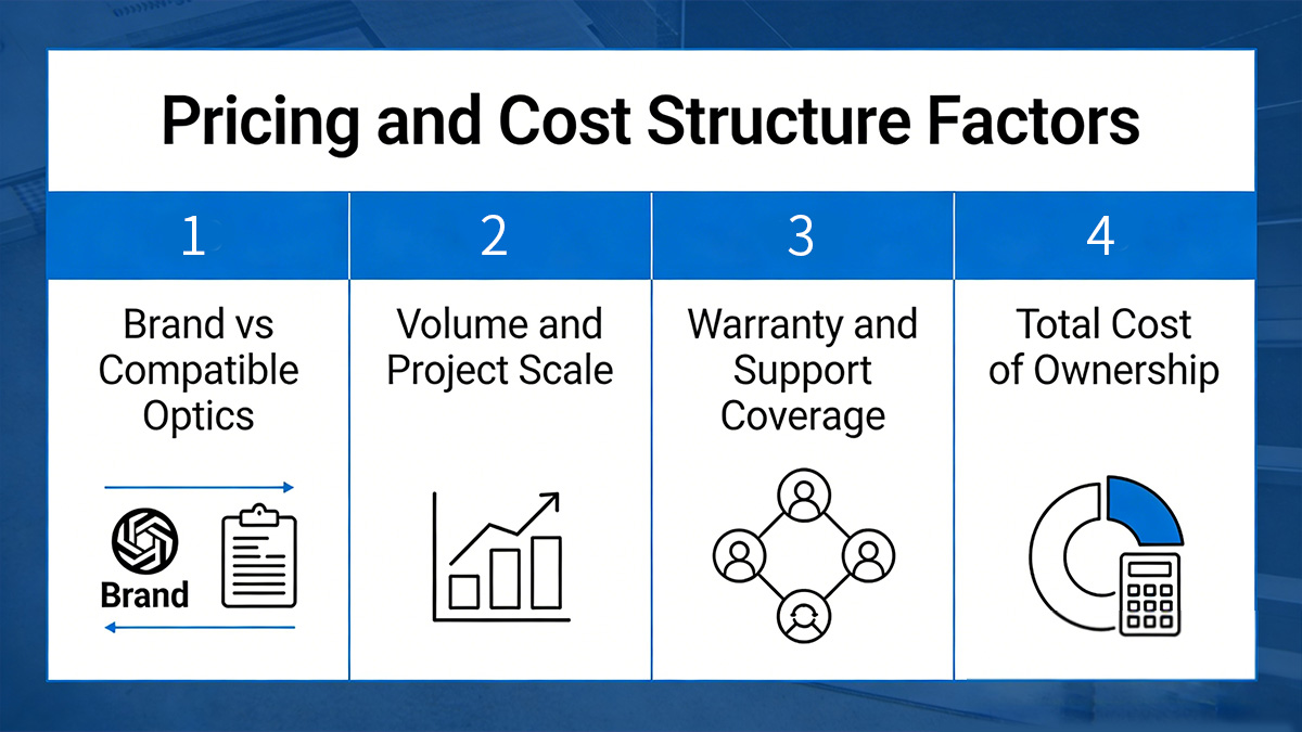 Pricing and Cost Structure Factors About 100G SR4