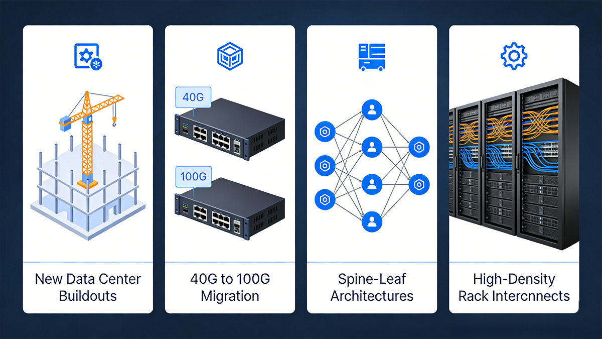 Typical Deployment Scenarios of 100G SR4