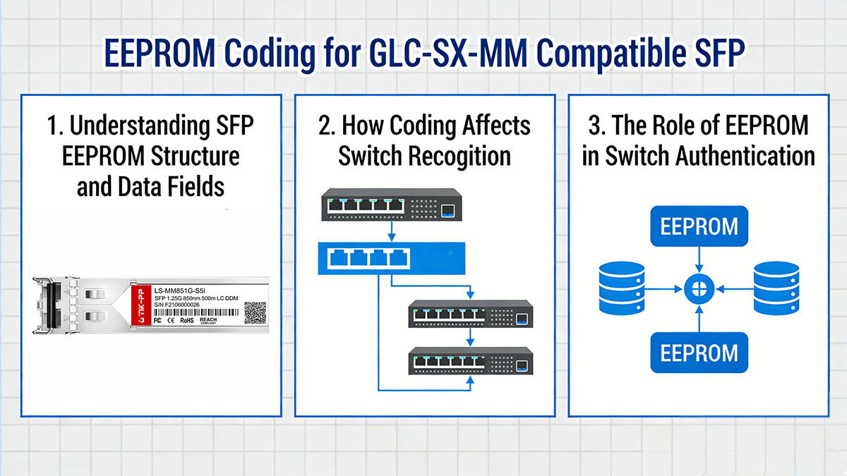 EEPROM Coding for GLC-SX-MM Compatible SFP