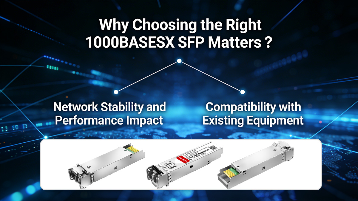 Why Choosing the Right 1000BASESX SFP Matters