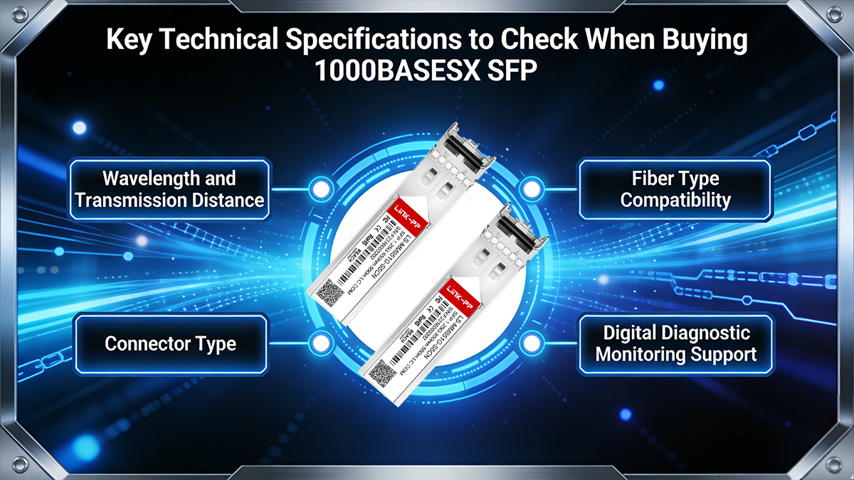 Key Technical Specifications to Check When Buying 1000BASESX SFP