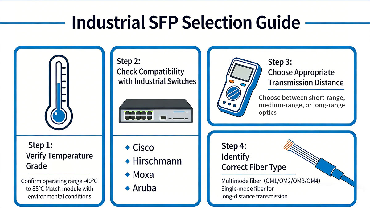 How to Choose the Right Industrial SFP