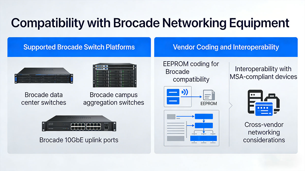 Compatibility with Brocade Networking Equipment