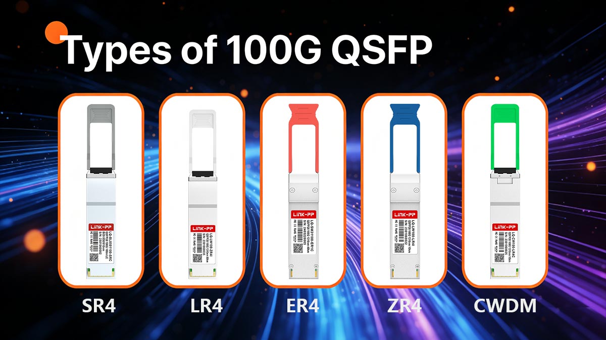 Common Types of 100G QSFP Used in Ethernet Connectivity