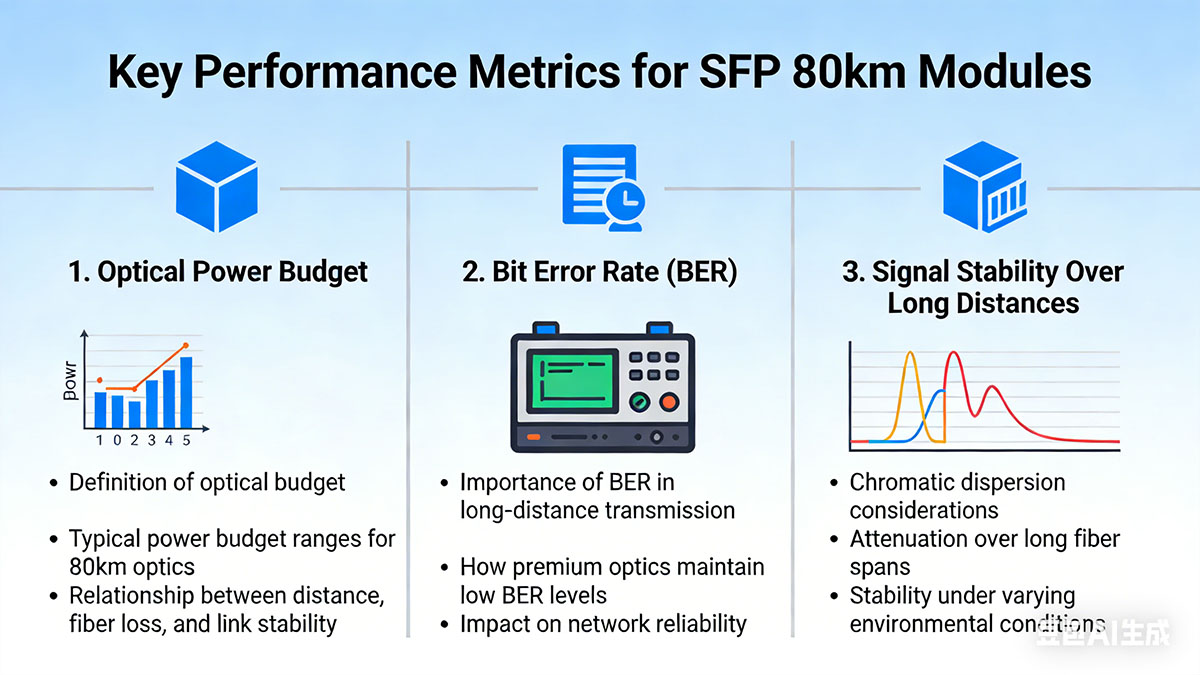 Key Performance Metrics for SFP 80km Modules