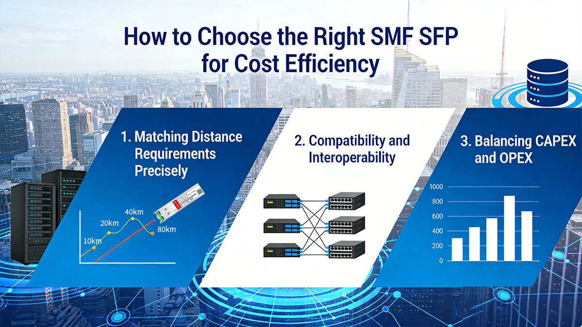 How to Choose the Right SMF SFP for Cost Efficiency