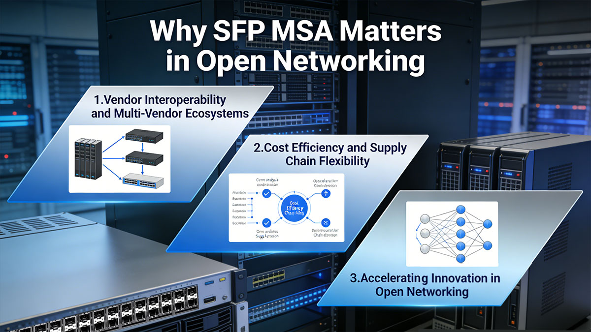 Why SFP MSA Matters in Open Networking