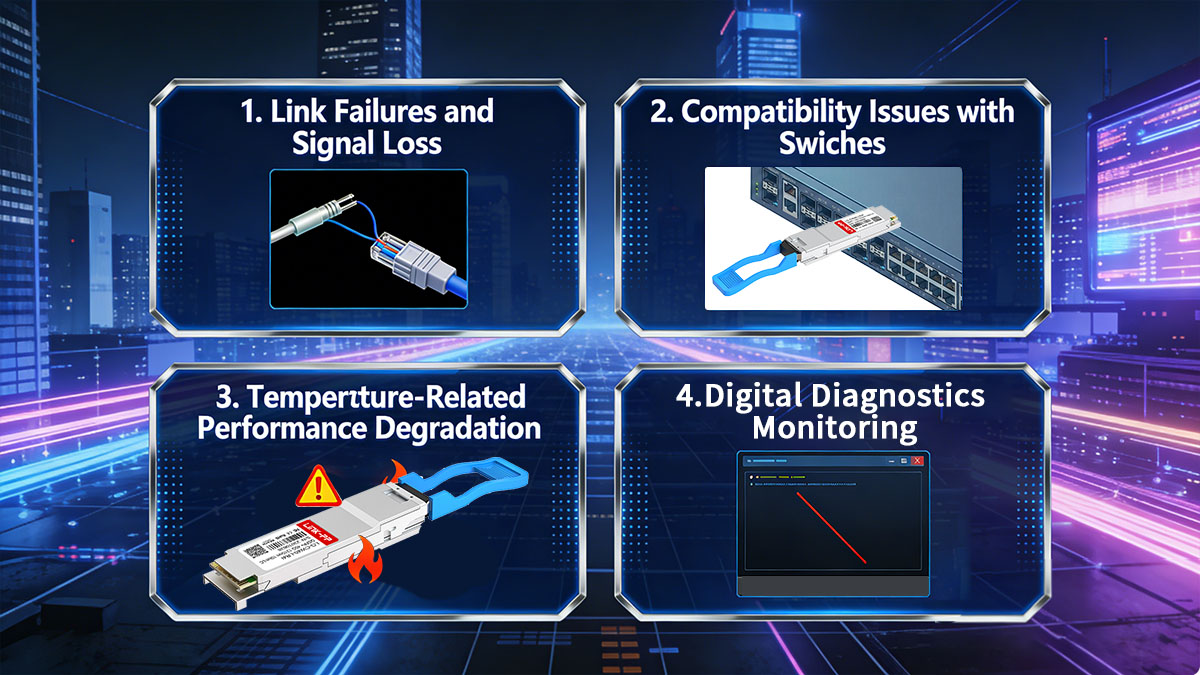Common Issues with QSFP LC Transceivers and How to Troubleshoot