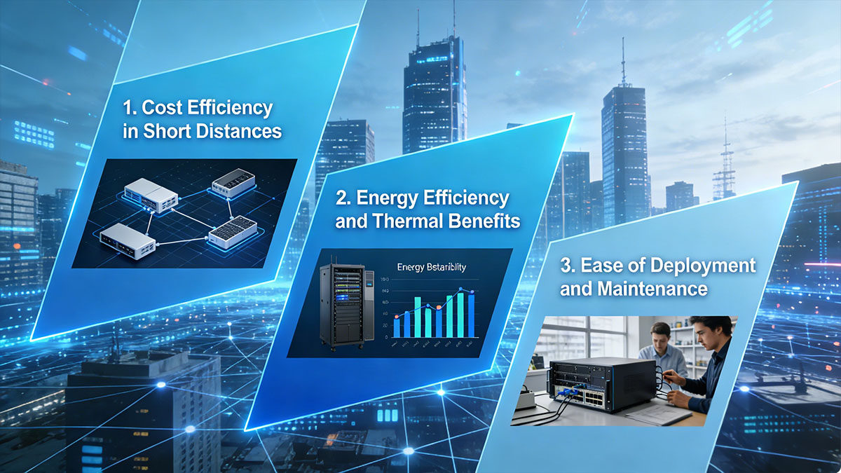 Advantages of Using PAN SFP-PLUS-CU-5M