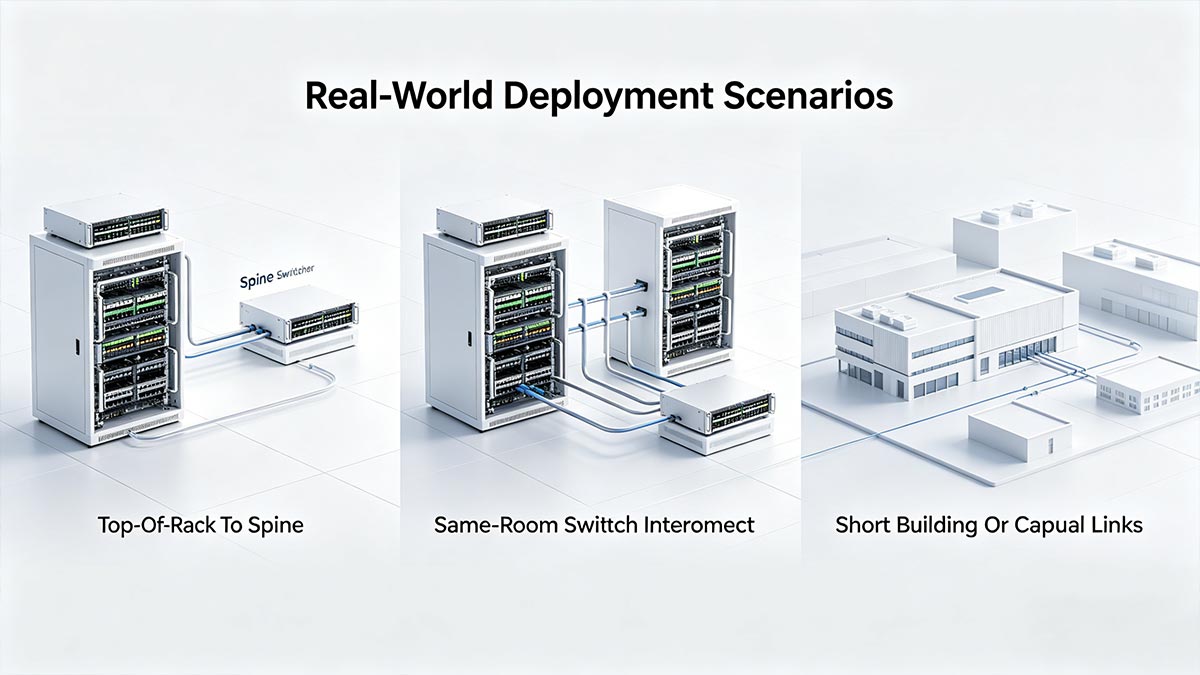 Real-World Deployment Scenarios of 100GBASE-SR4