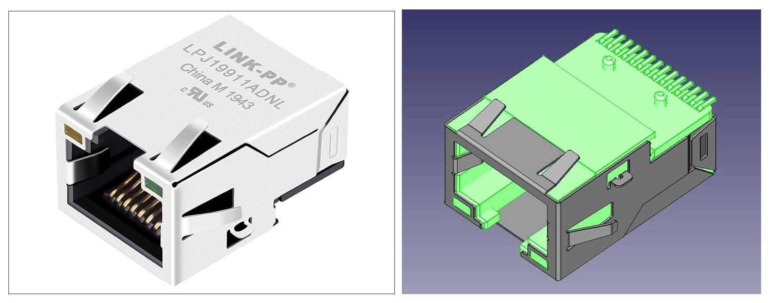The world's lowest integrated Magnetic Jack