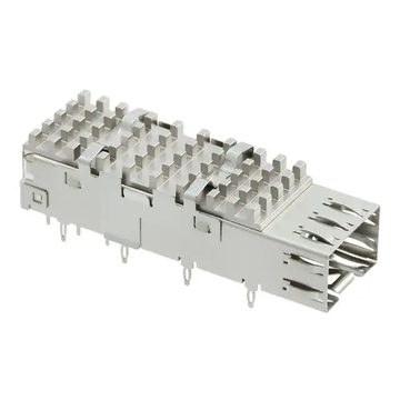TE 1367645-4 SFP Cage with Heat Sink Connector Press-Fit 4 Gb/s